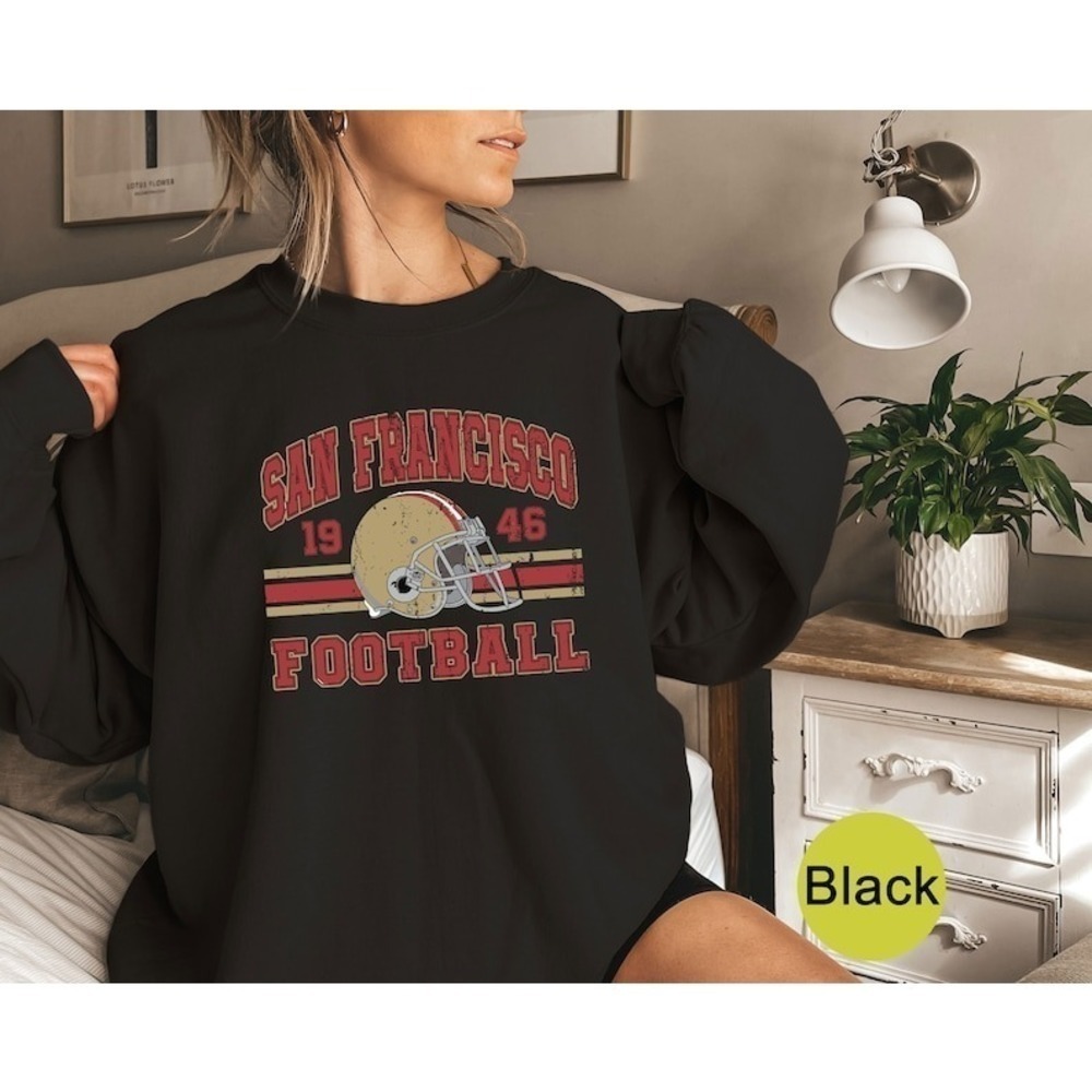 San Francisco Football Style Unisex 49Ers Sweatshirt